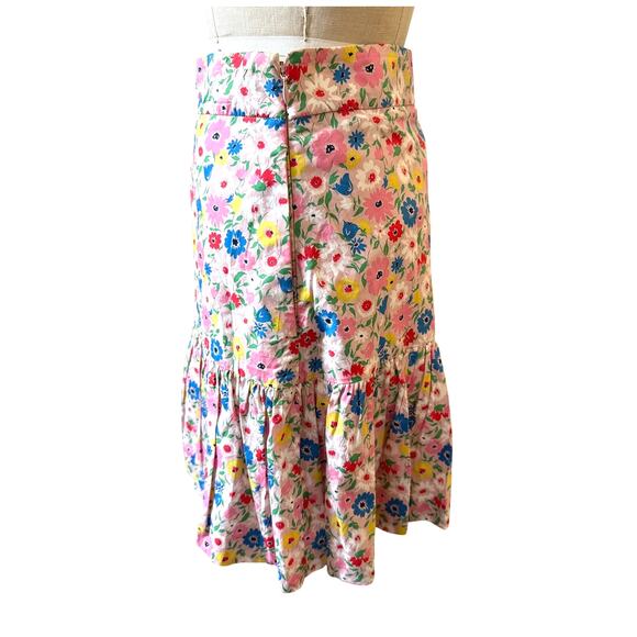 Boden A-Line Fun Floral Cotton Poplin Mini Skirt Size 6 - Picture 4 of 7